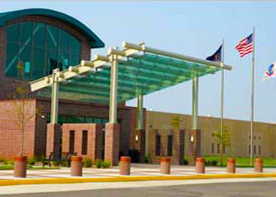 Entrance of the Elkhart County Correctional Complex