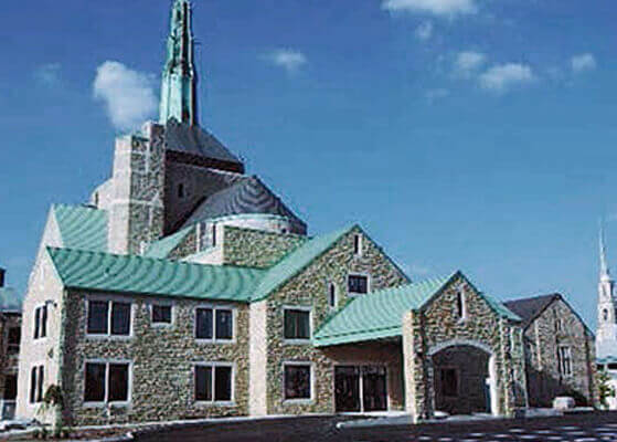 Exterior view of the Trinity English Lutheran Church